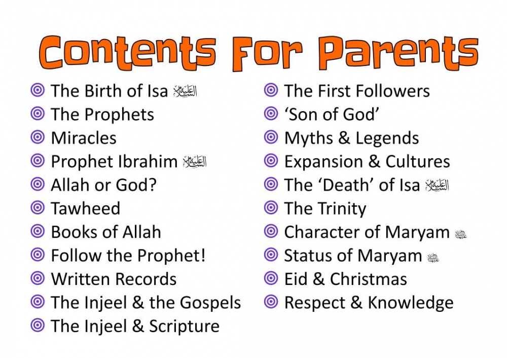 Prophet Isa AS - a kids friendly story book of our Prophet Isa with a detailed parents section  (A4)