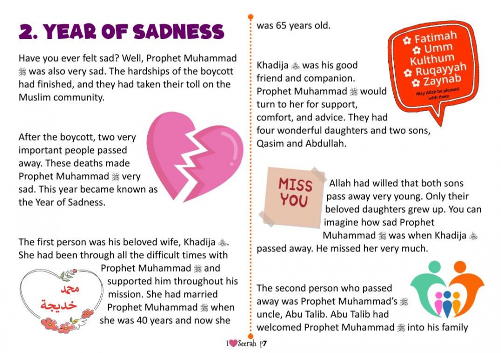 The Life of Prophet Muhammad pbuh - I love seerah - Book 2  (A4)